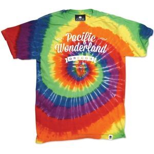 🔹️NWT Little Bay Root Rainbow Tie Dye "Oregon Pacific Wonderland" Youth Large